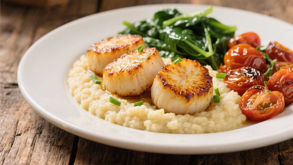 searing scallops for elegance