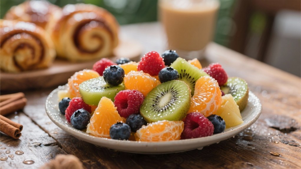 seasonal fruit salad arrangement
