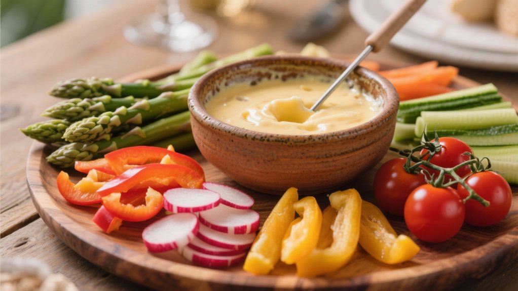 seasonal vegetables for fondue