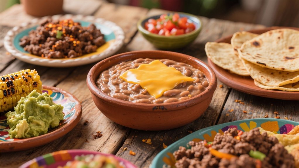 seasoned beef for refried beans