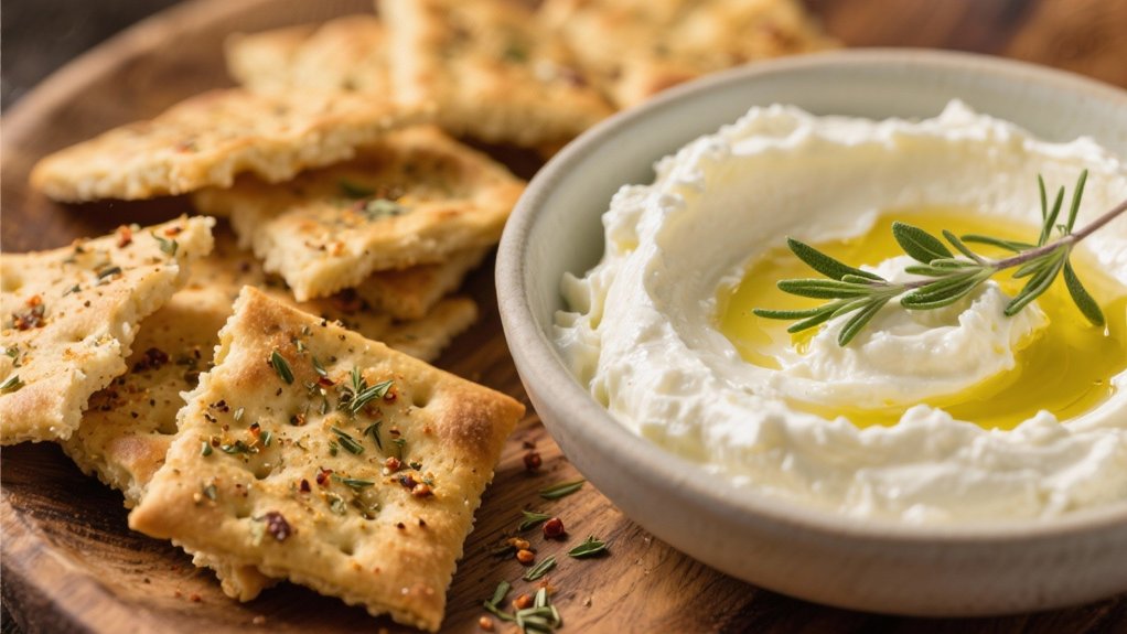seasoned pita cracker recipes