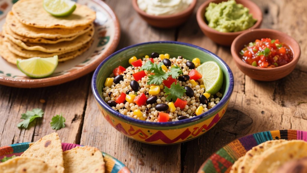seasoned protein packed quinoa