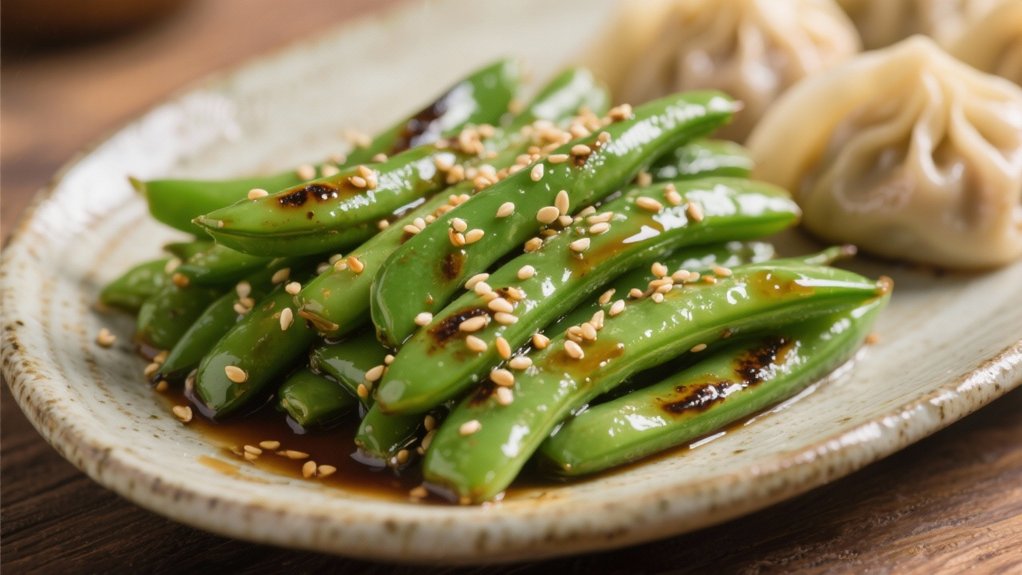 sesame green beans preparation