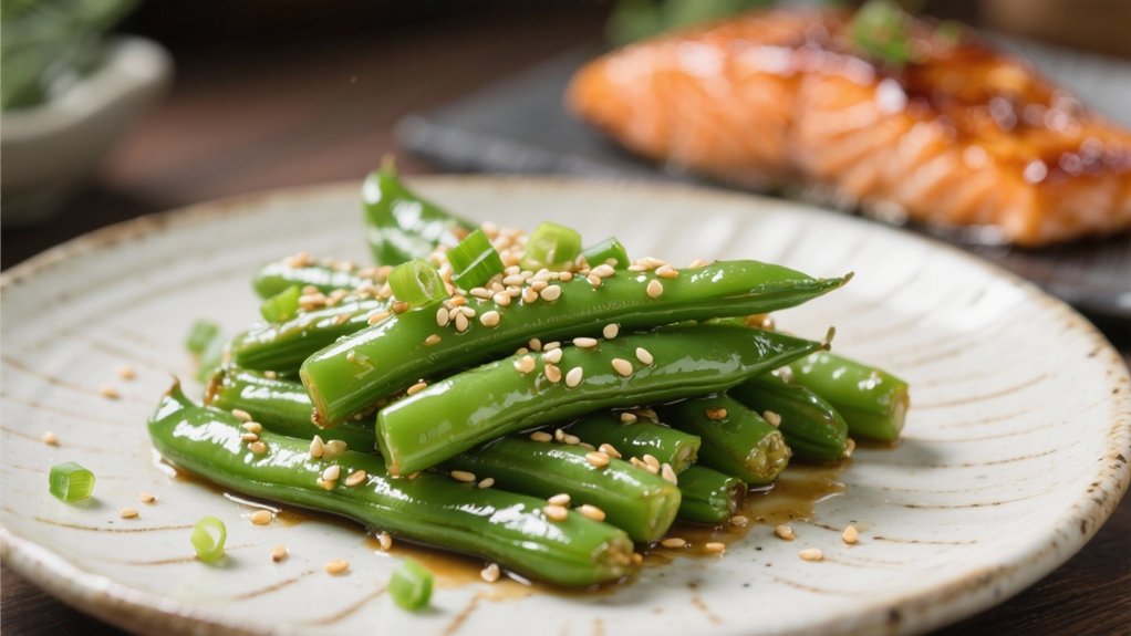sesame green beans preparation recipe