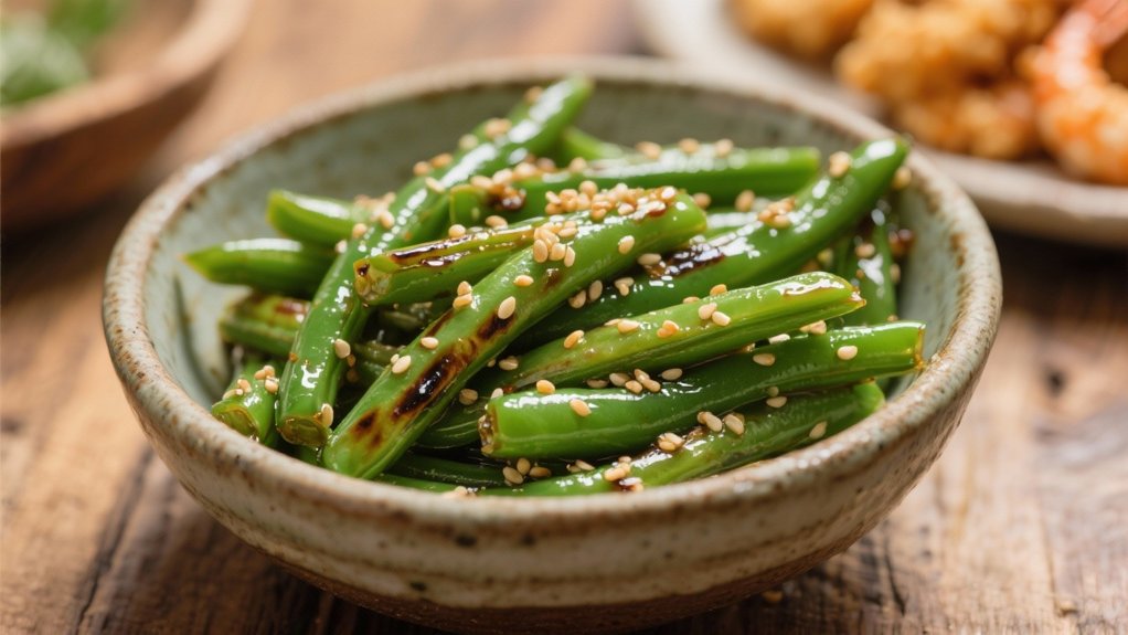 sesame green beans recipe
