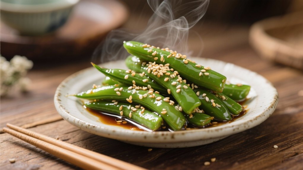 sesame green beans recipe