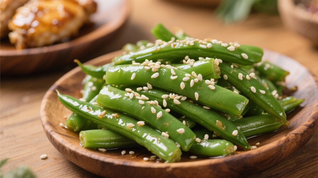 sesame green beans recipe