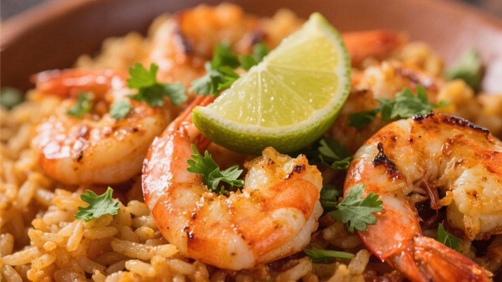 shrimp lime cilantro simplicity