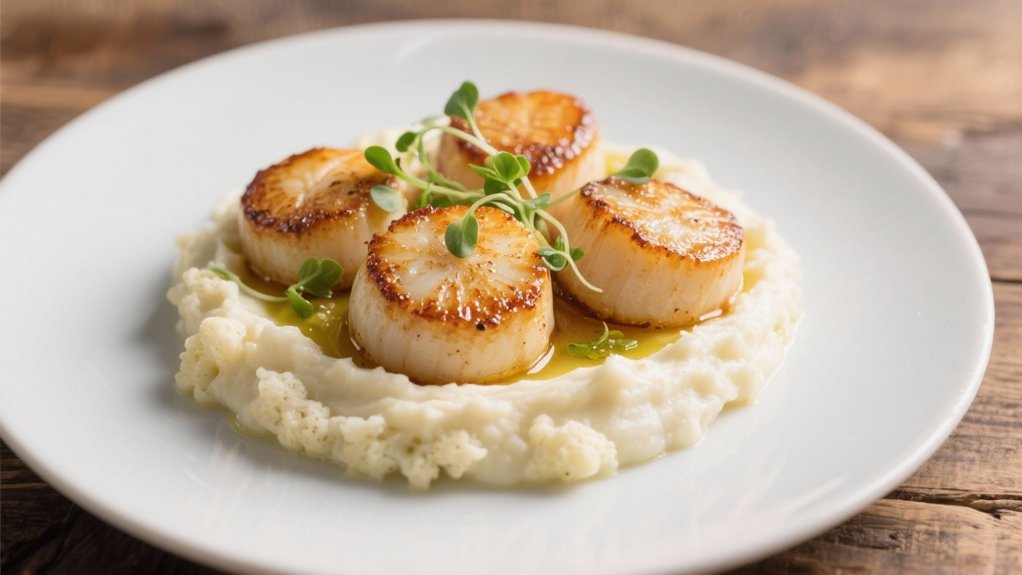 silky creamy cauliflower puree