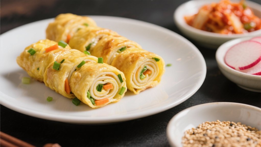 silky savory rolled omelet