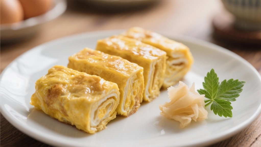 silky sweet rolled omelet