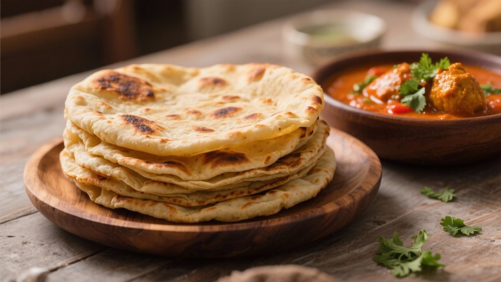 simple flatbread complements dishes