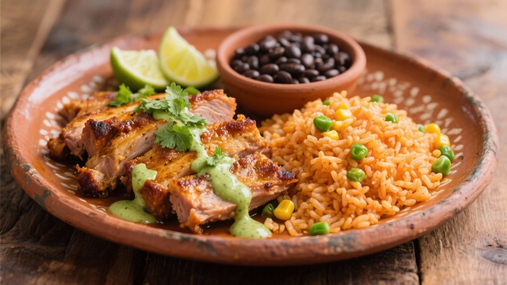 slow cooked pork with sauce
