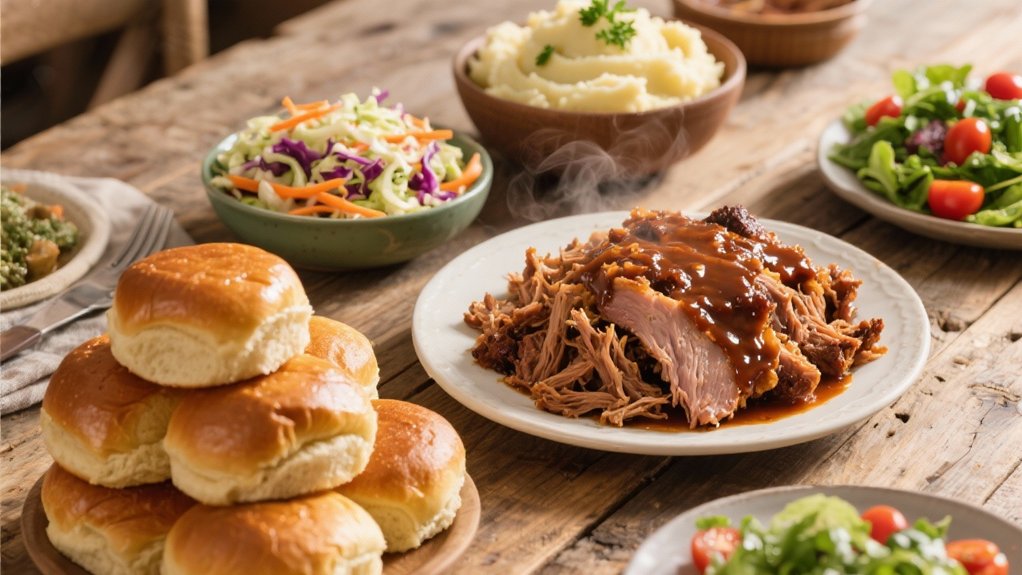 slow cooker pulled pork sandwiches