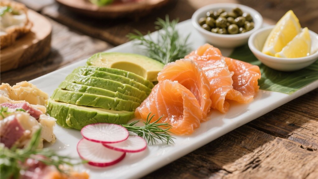 smoked salmon avocado toast