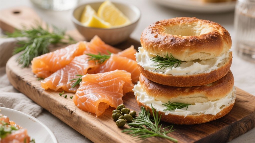 smoked salmon bagel delight