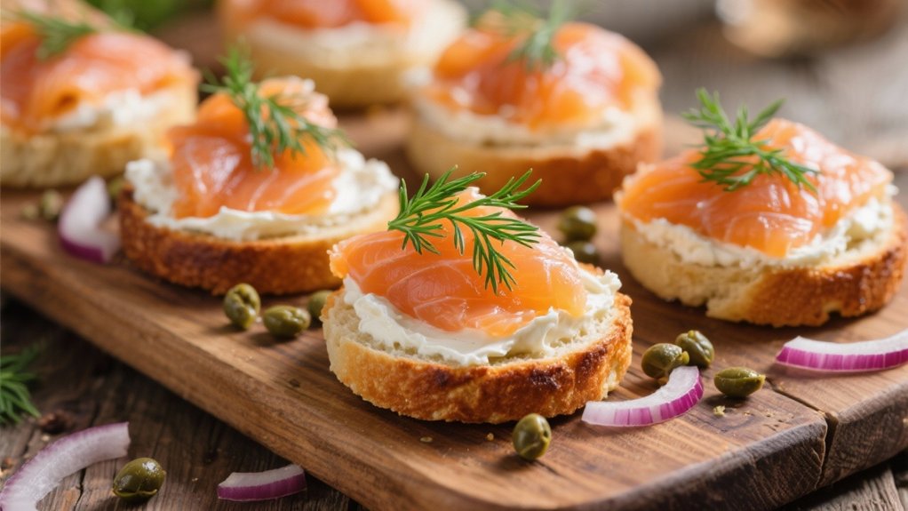 smoked salmon bagel delight