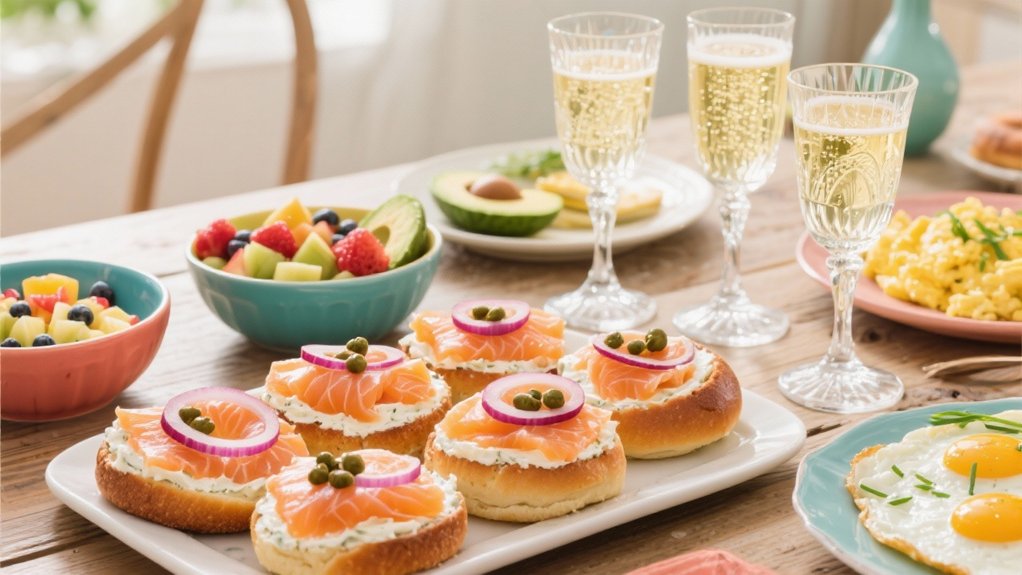 smoked salmon bagel delight