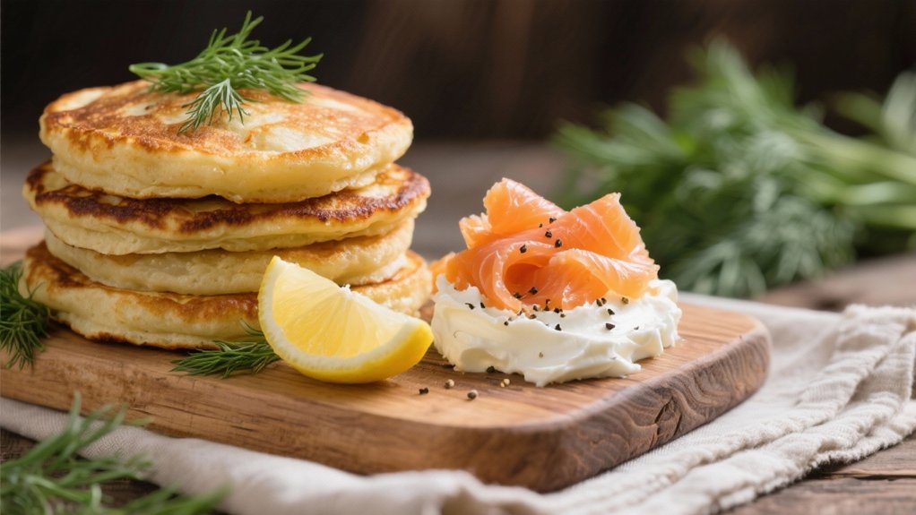 smoked salmon brunch topping