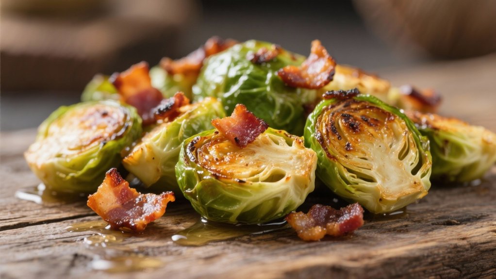 smoky bacon crispy brussels sprouts