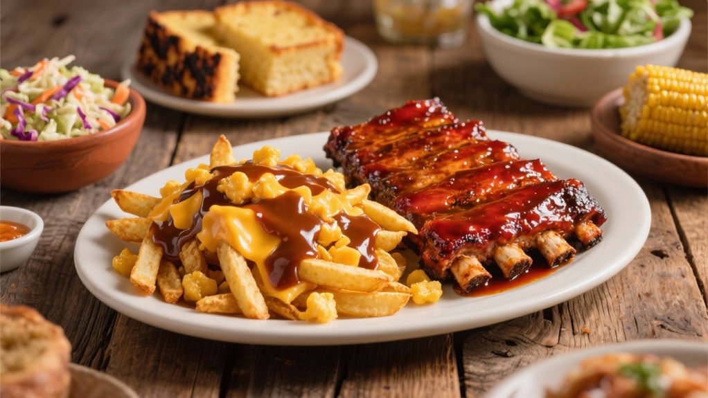 smoky bbq ribs poutine