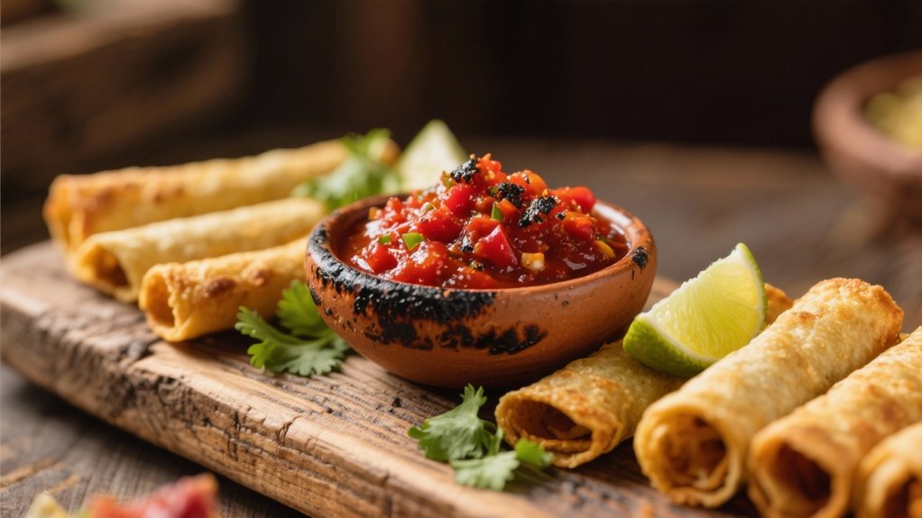 smoky charred salsa roja