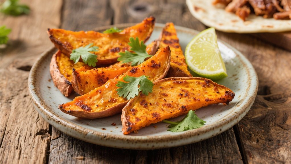smoky chipotle sweet potato wedges