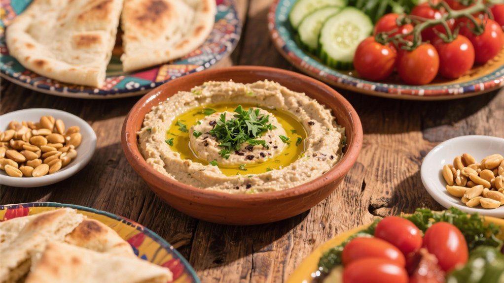 smoky creamy eggplant dip