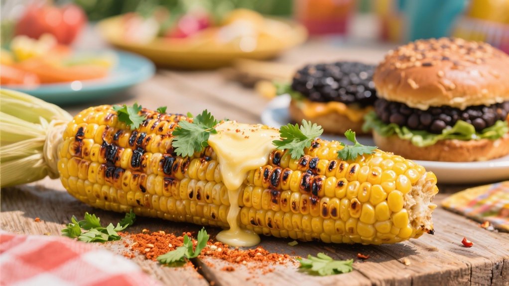 smoky grilled corn deliciousness