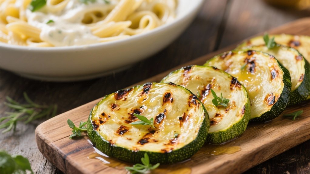 smoky grilled zucchini goodness