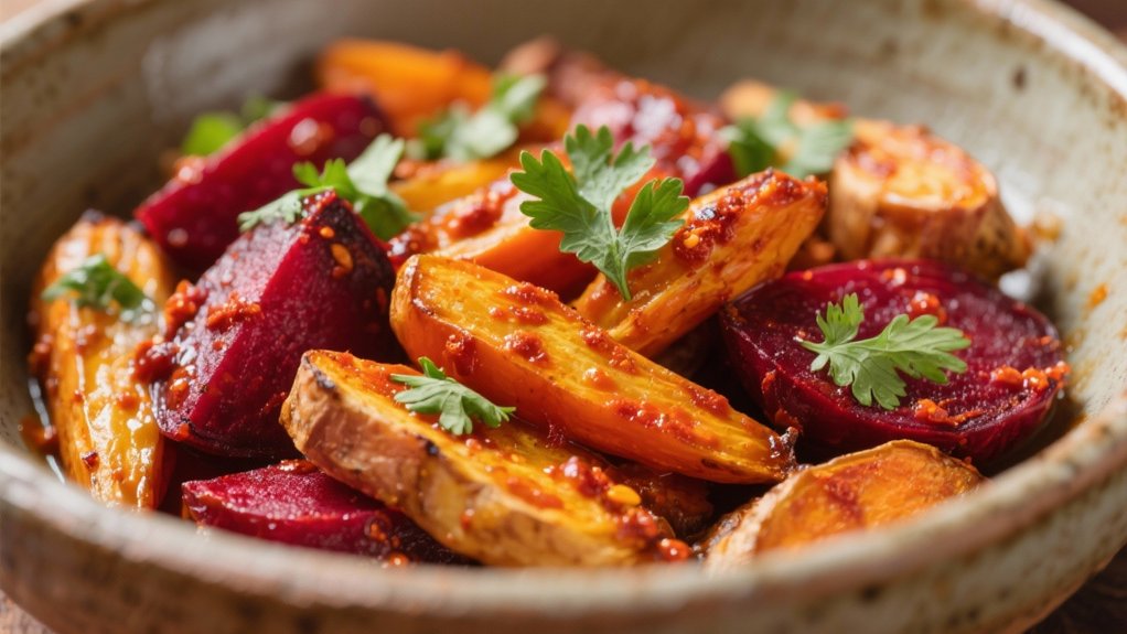 smoky spiced roasted vegetables