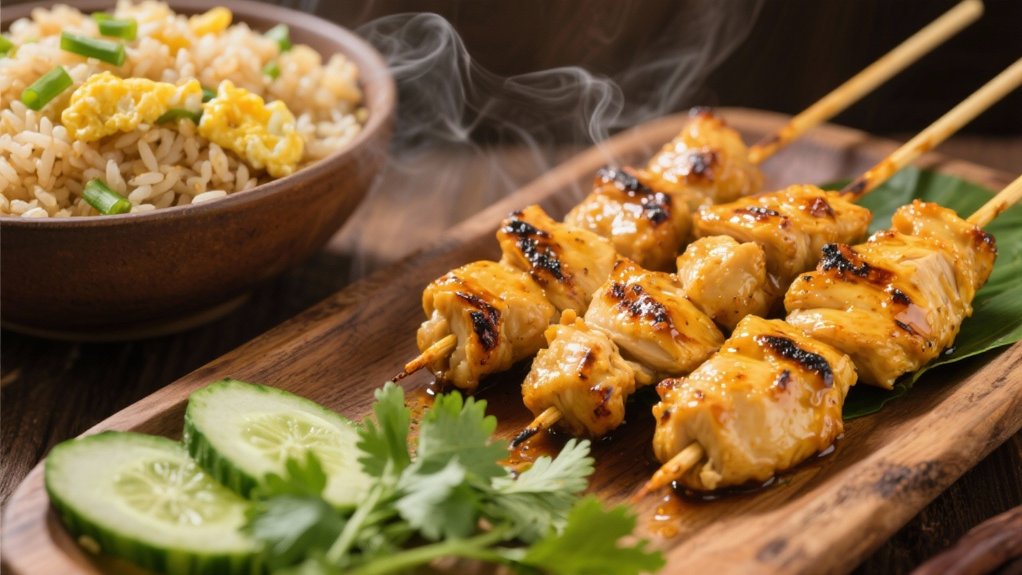 smoky sweet chicken skewers recipe