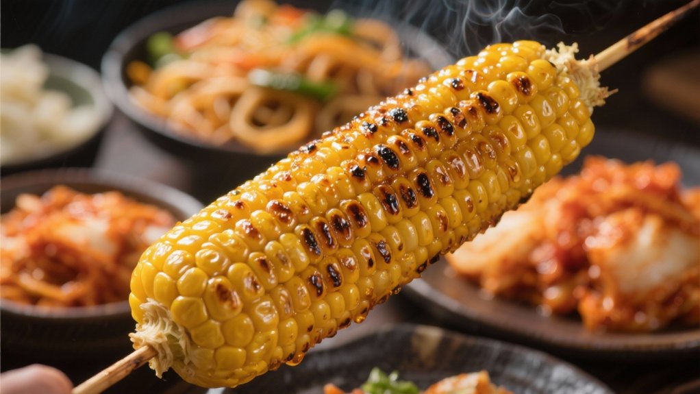 smoky sweet grilled corn