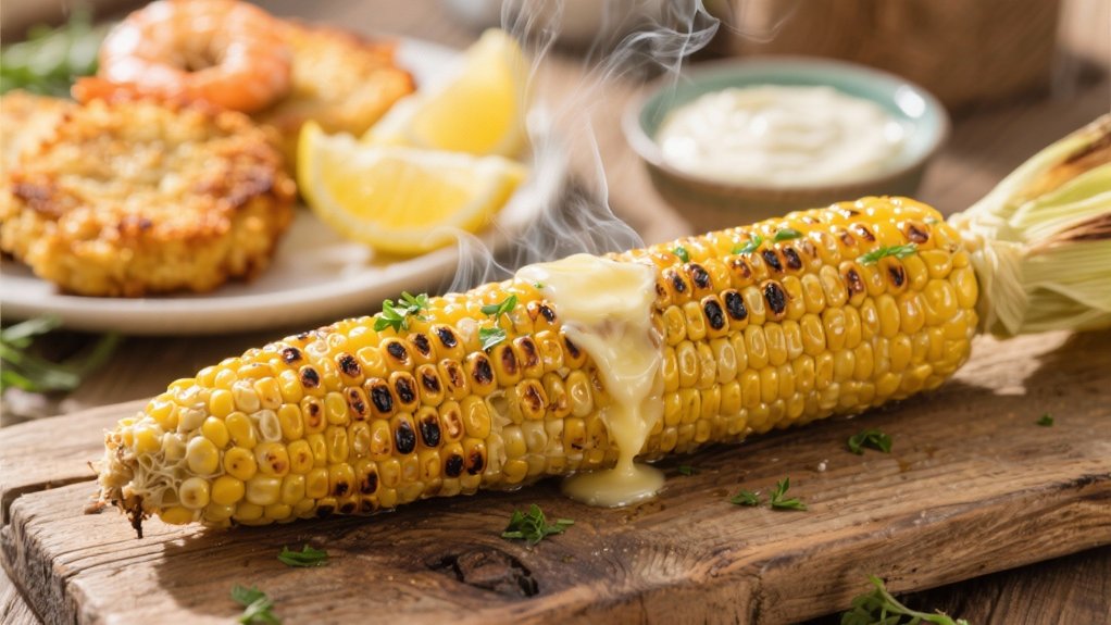 smoky sweet grilled corn