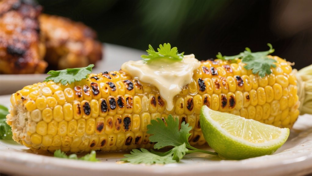 smoky sweet grilled corn goodness