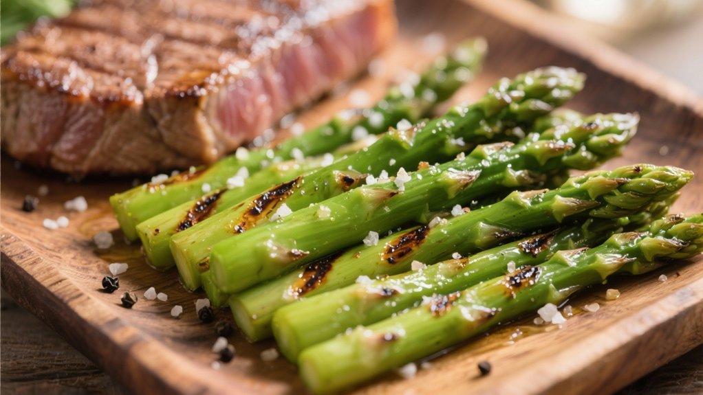 smoky tender grilled asparagus