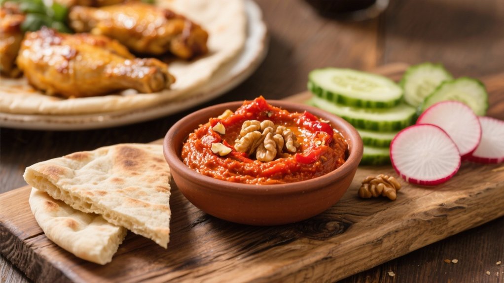 smoky walnut roasted dip