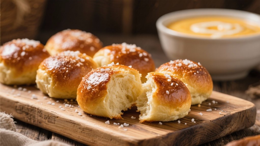 soft pretzel roll delight