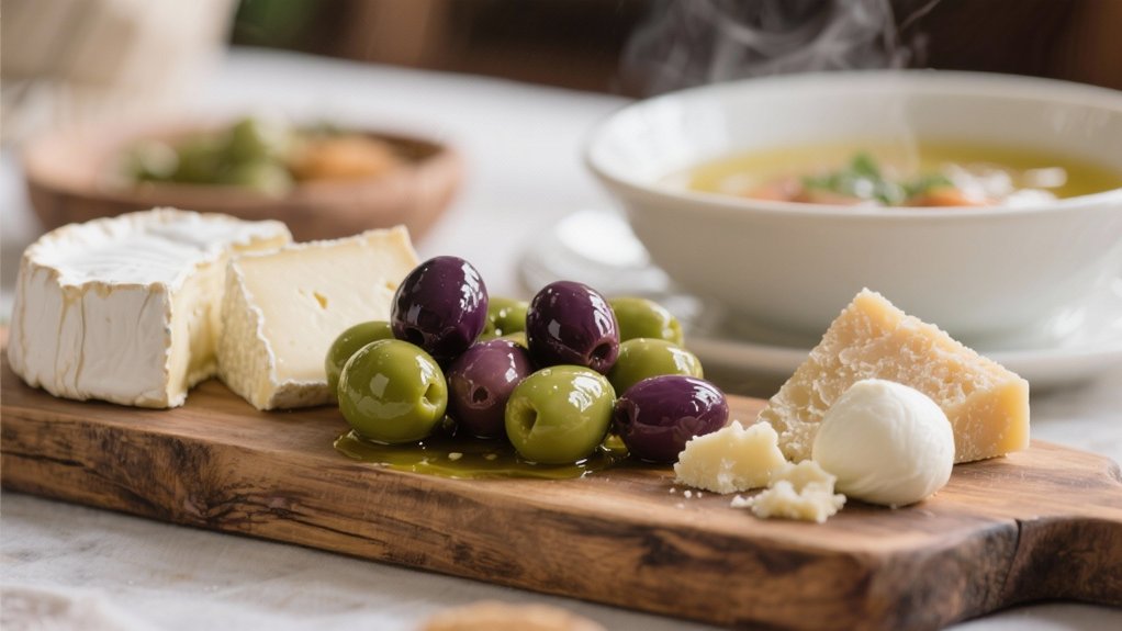 sophisticated marinated olives platter
