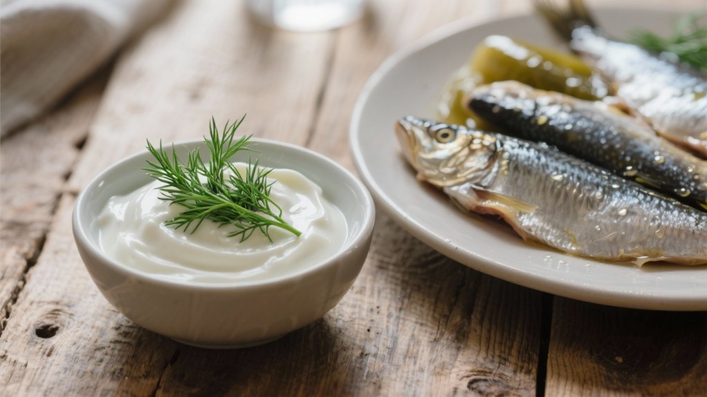 sour cream and dill combination