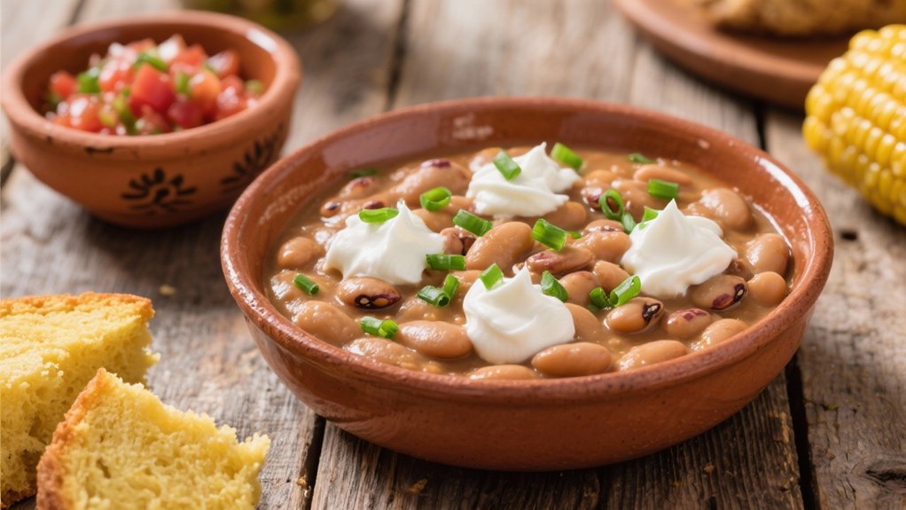 sour cream enhances pinto beans