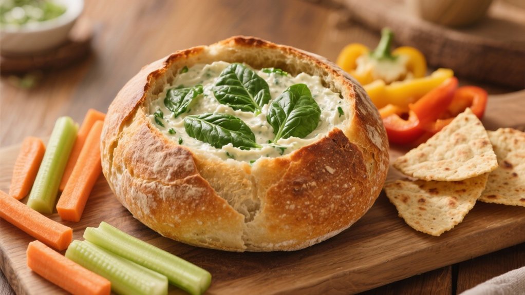 sourdough bowl enhances presentation