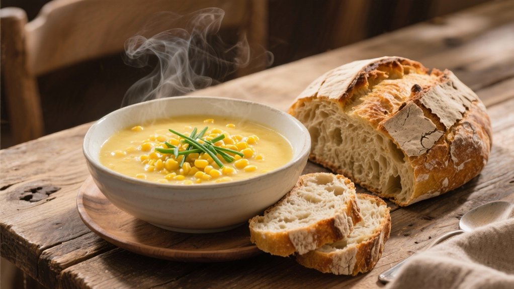 sourdough bread enhances chowder