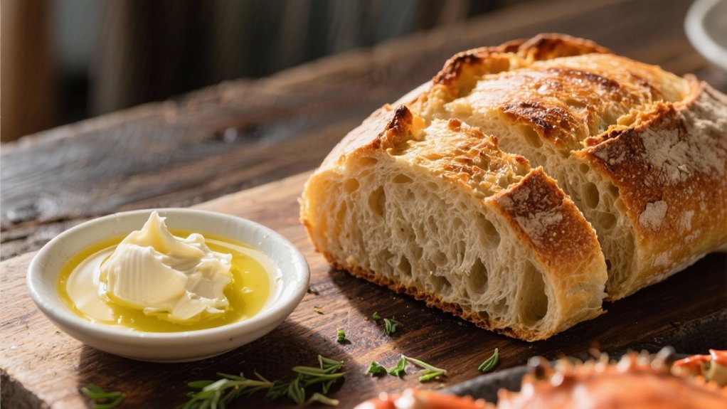 sourdough bread enhances crab