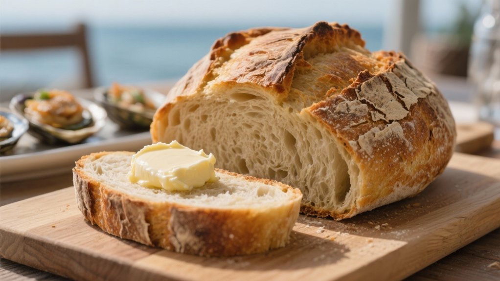 sourdough bread enhances seafood