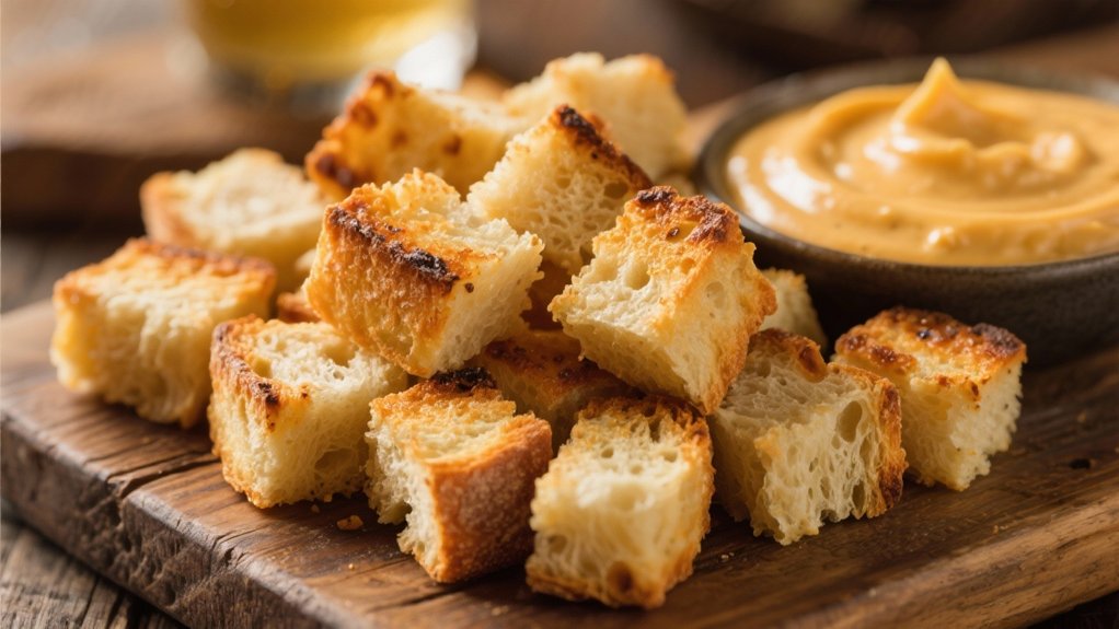 sourdough cubes for dipping
