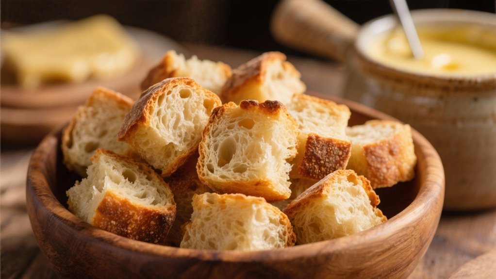 sourdough cubes for fondue