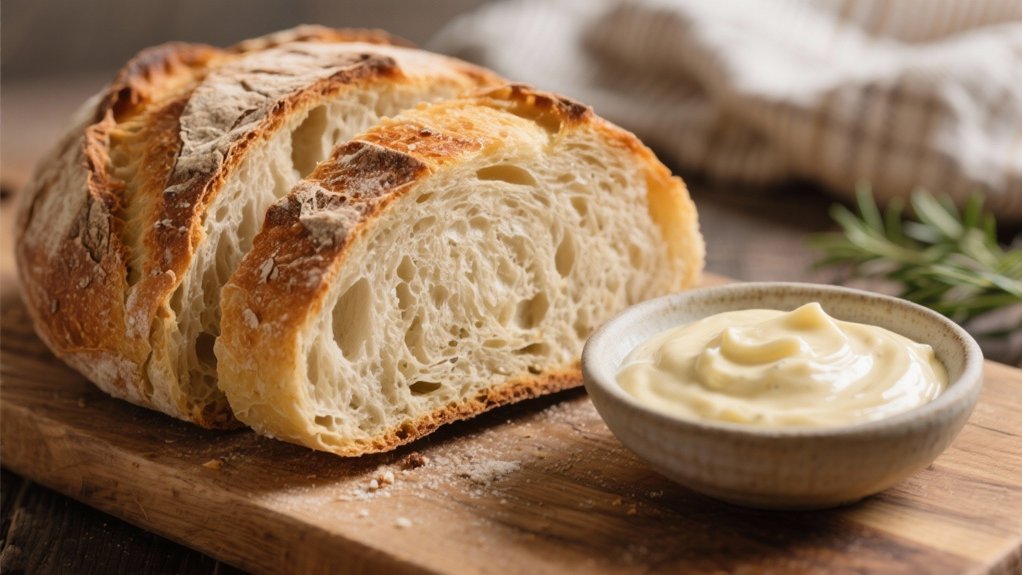 sourdough enhances alfredo experience
