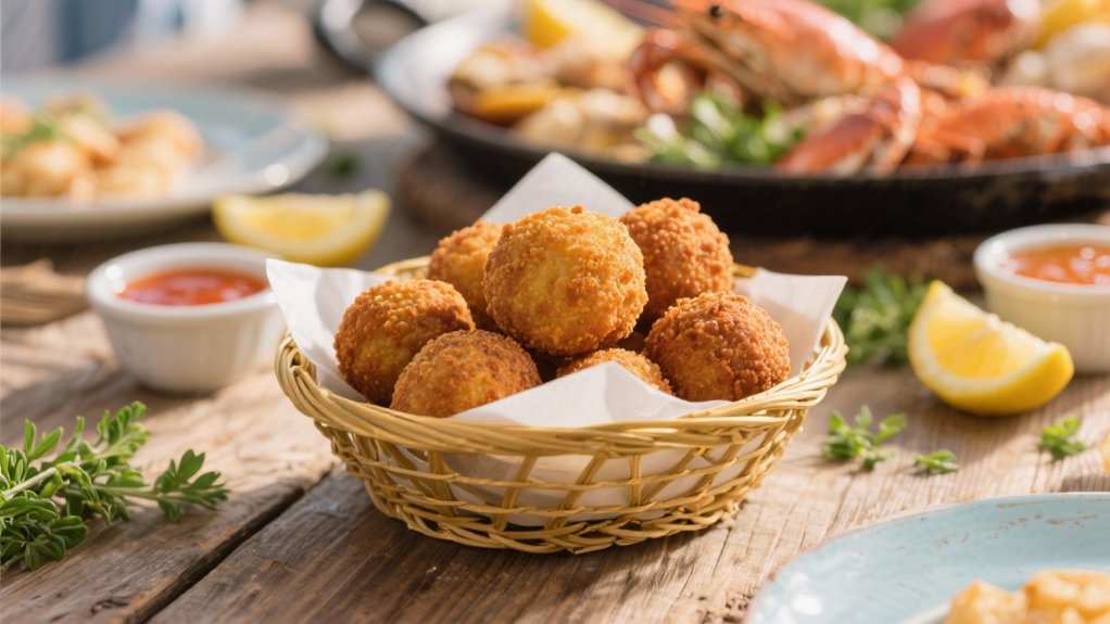 southern cornmeal fritters delight