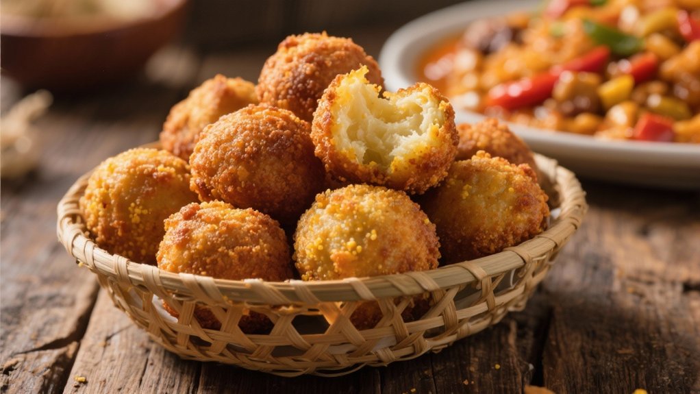 southern cornmeal fritters delight
